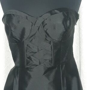 Anthropologie Leifsdottir Sartouche Satin Corset Dress 8